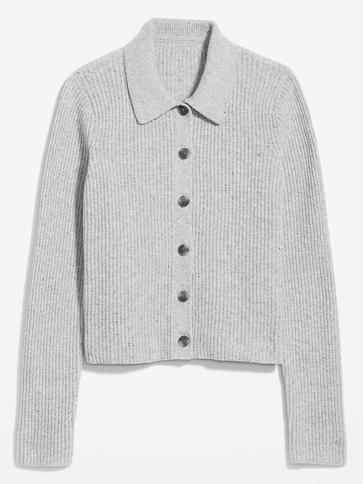 Image number 4 showing, SoSoft Collared Cardigan Sweater