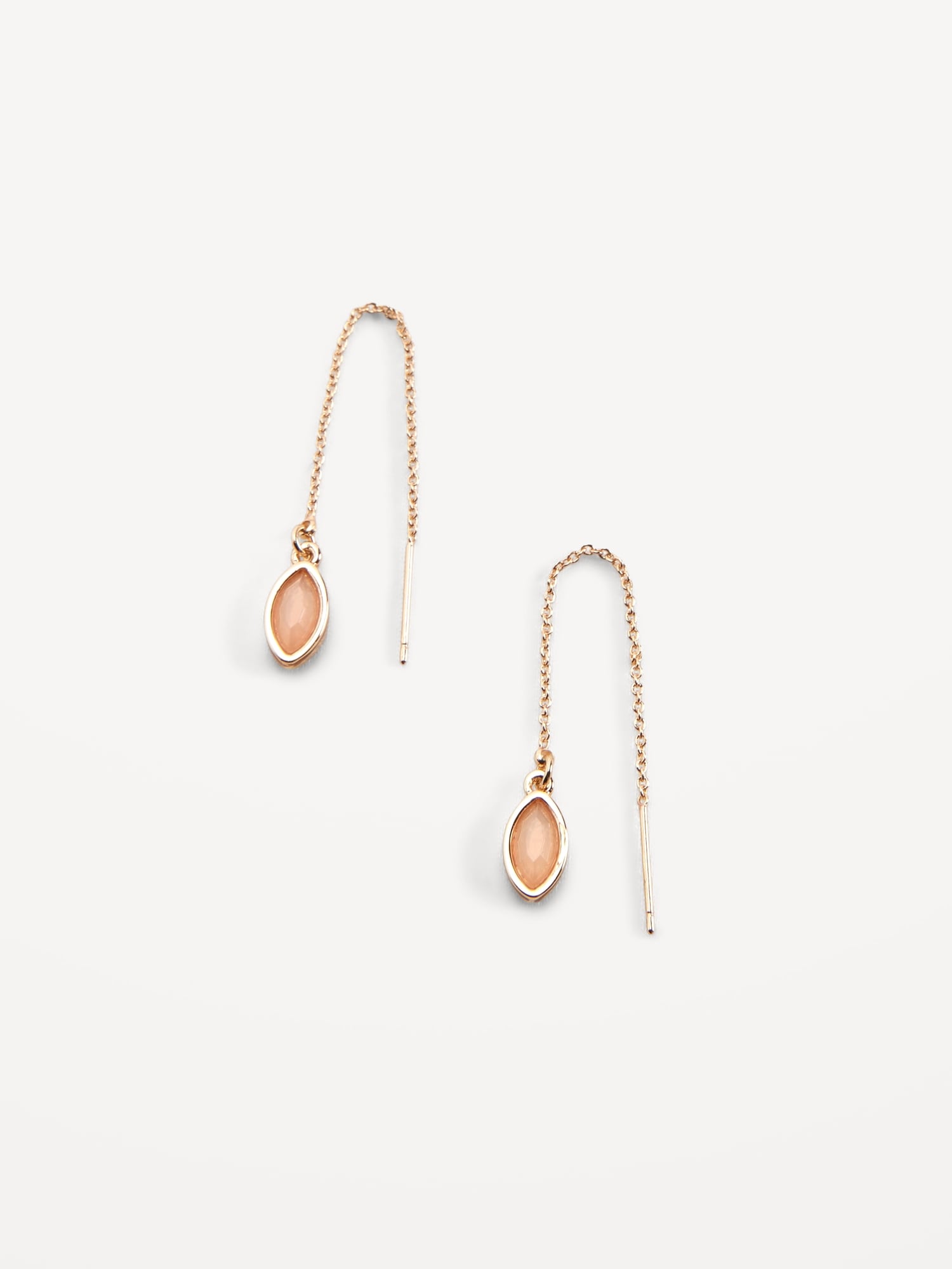 GoldPlated Geometric Threader Earrings for Women Old Navy