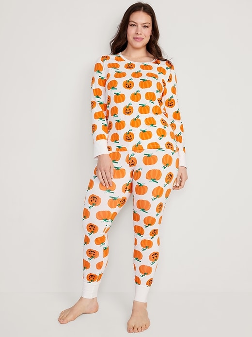 Image number 7 showing, Matching Halloween Print Pajama Set