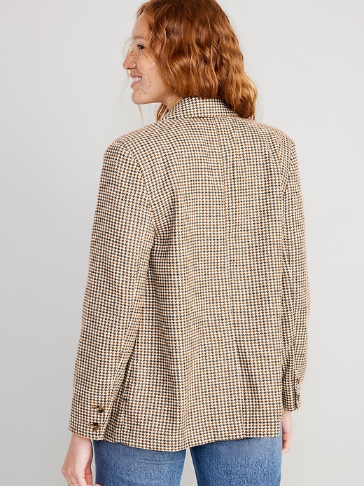 Image number 2 showing, Double-Breasted Textured Blazer