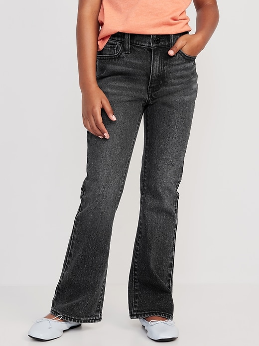View large product image 1 of 5. High-Waisted Flare Jeans for Girls