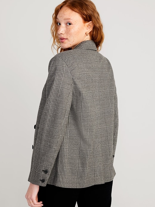 Image number 5 showing, Double-Breasted Textured Blazer