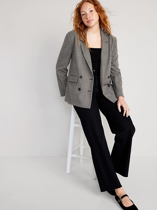 Image number 6 showing, Double-Breasted Textured Blazer