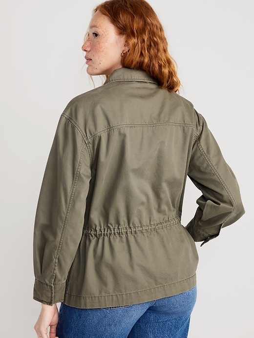 Image number 2 showing, Cinched-Waist Utility Jacket