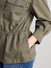 Cinched-Waist Utility Jacket for Women | Old Navy