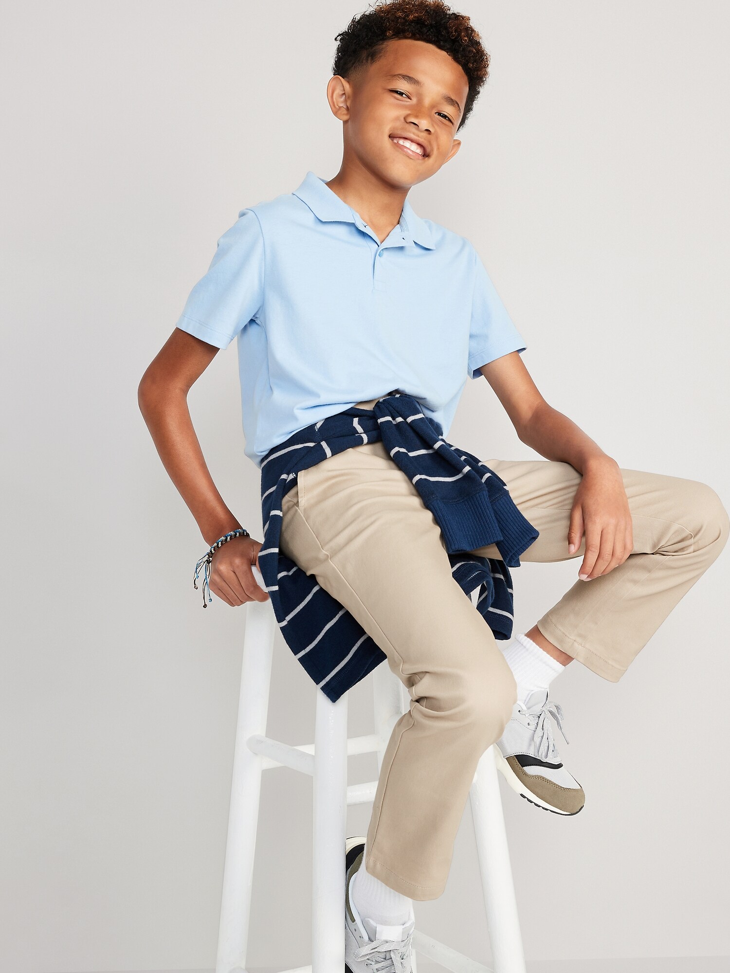 Slim BuiltIn Flex Chino School Uniform Pants for Boys Old Navy