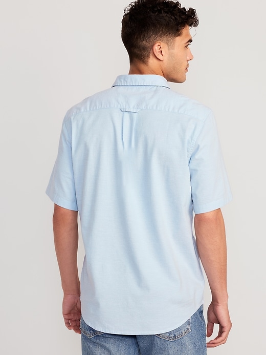 Image number 2 showing, Everyday Built-In Flex Henley Oxford Shirt