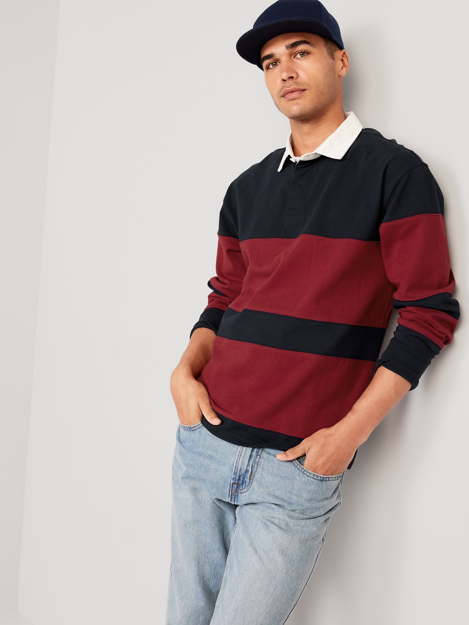 Long-Sleeve Rugby Polo for Men