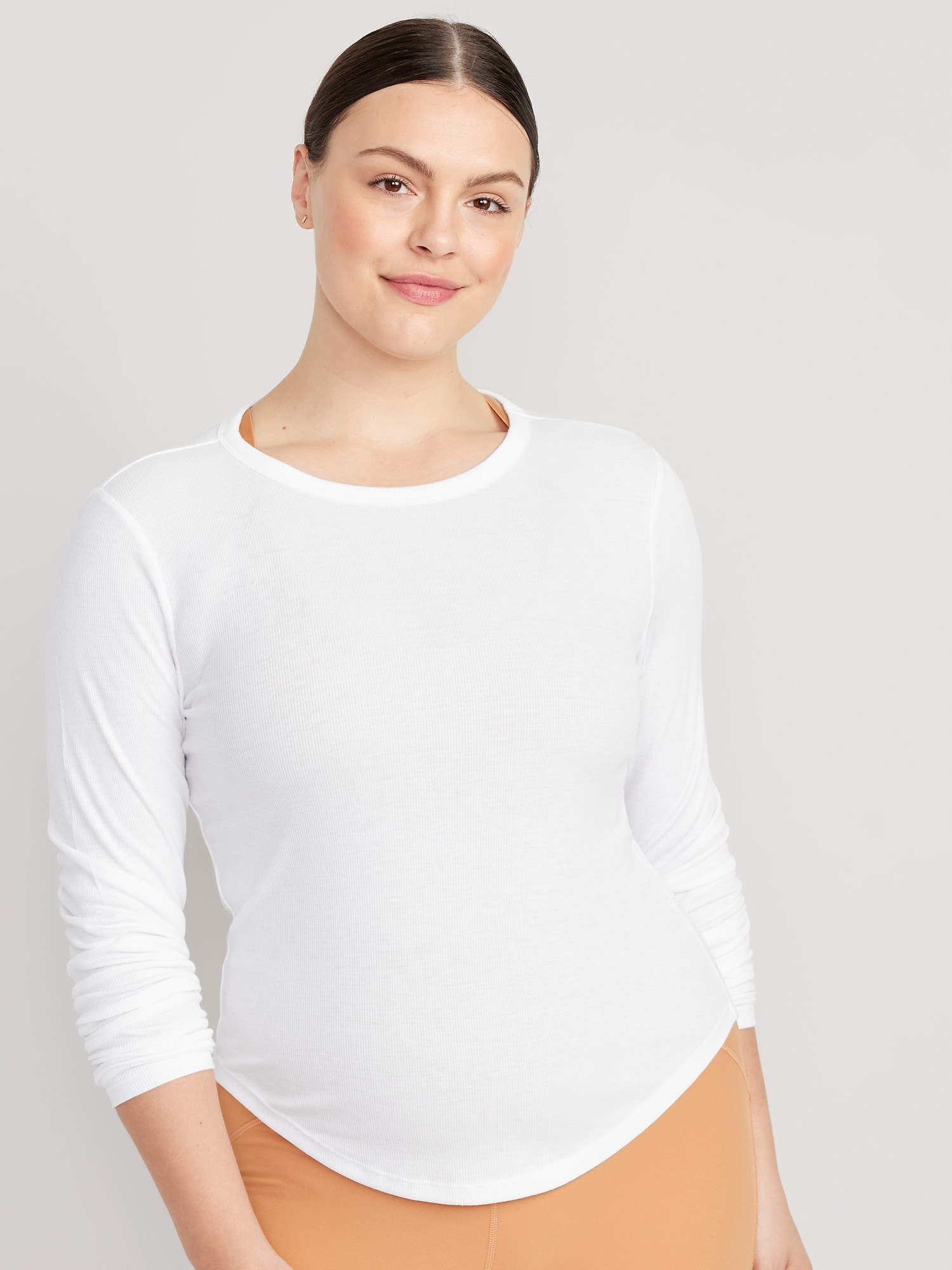 UltraLite Fitted Rib-Knit Top for Women | Old Navy