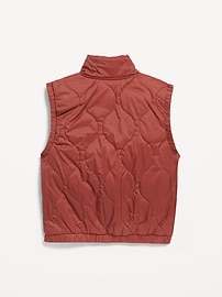 View large product image 3 of 3. Cropped Quilted Vest for Girls