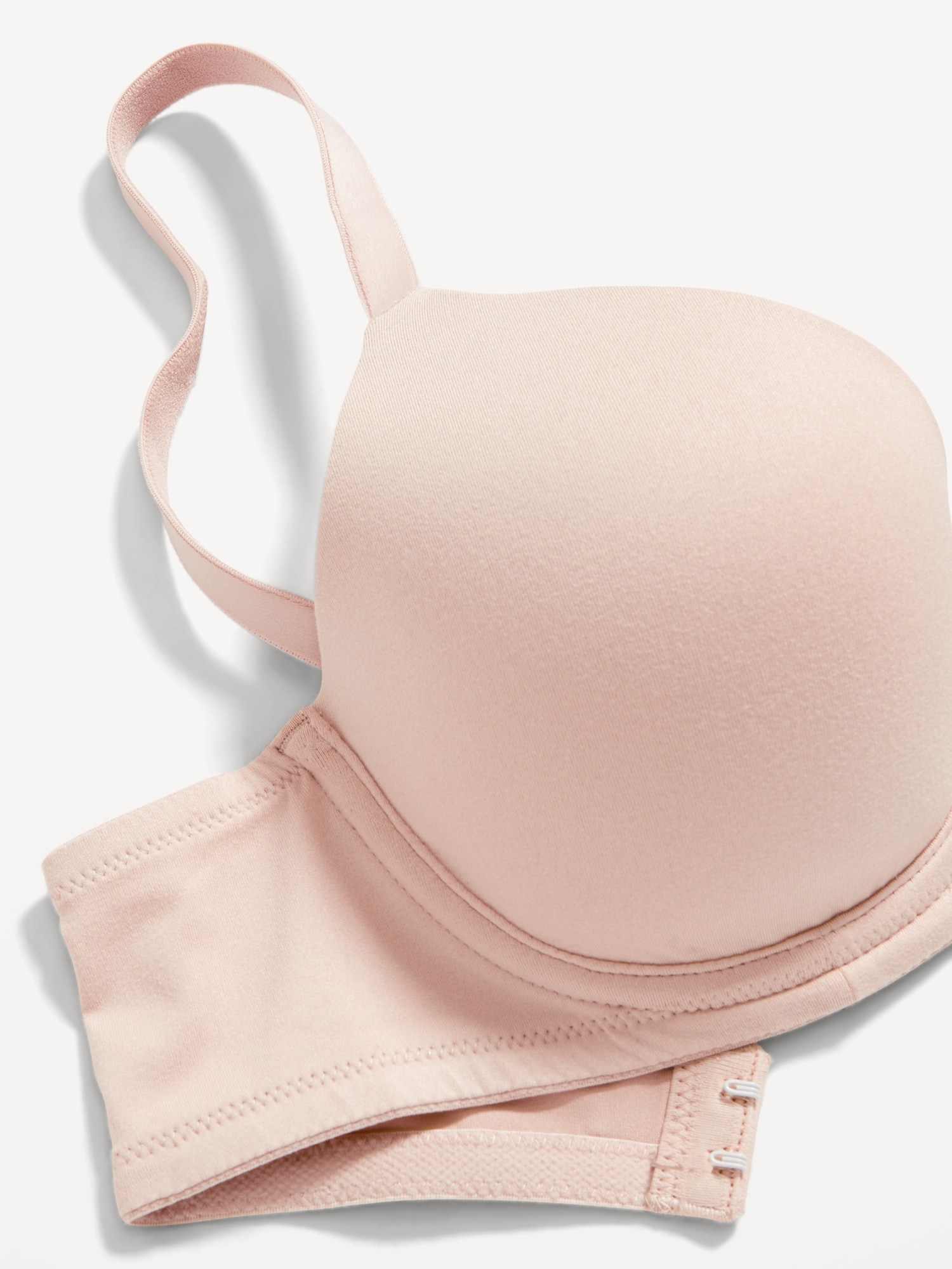 Buy Level 3 Push-up Underwired Demi Cup Bra in Baby Pink Online
