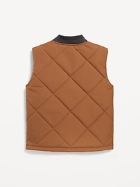 View large product image 3 of 3. Quilted Utility Vest for Boys