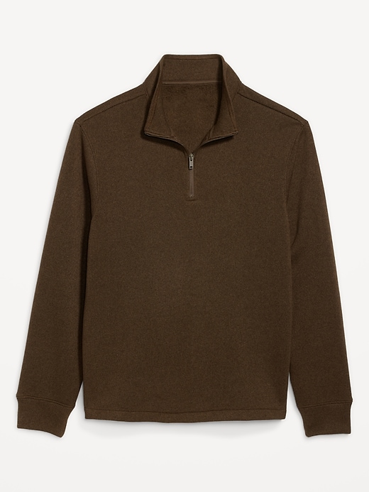 Image number 4 showing, Sweater-Knit Quarter Zip