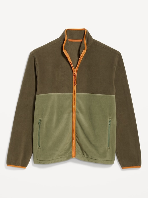 Image number 4 showing, Oversized Micro-Fleece Zip Jacket