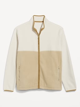 Oversized for Men Old | Navy Zip Jacket Micro-Fleece