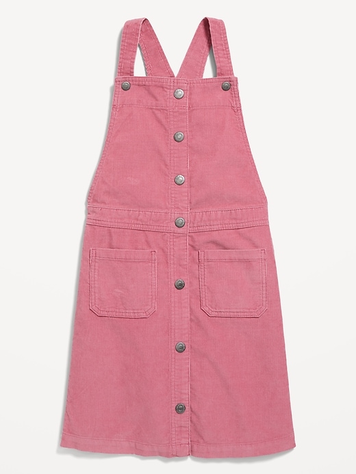 View large product image 1 of 2. Corduroy Pinafore Overall Dress for Girls