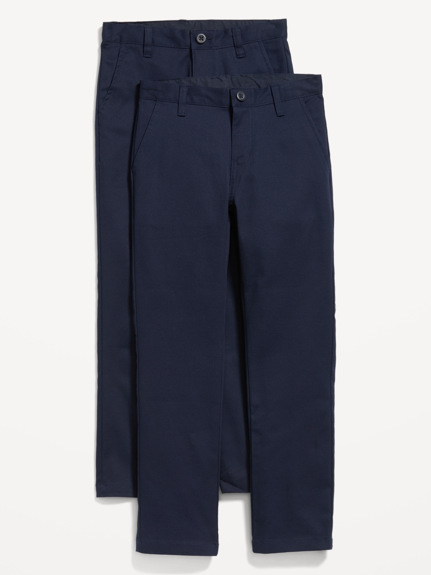 Old Navy Girls Size 14 Ink Blue Skinny School Uniform Pants 2 Pack NWT 