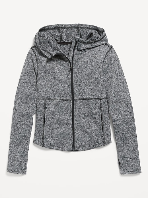View large product image 1 of 1. PowerPress Zip-Front Hoodie for Girls