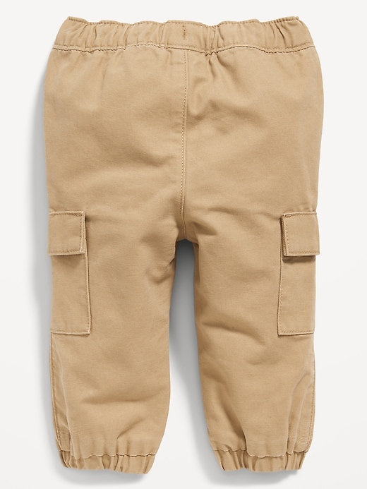 View large product image 2 of 2. Unisex Functional-Drawstring Cargo Jogger Pants for Baby