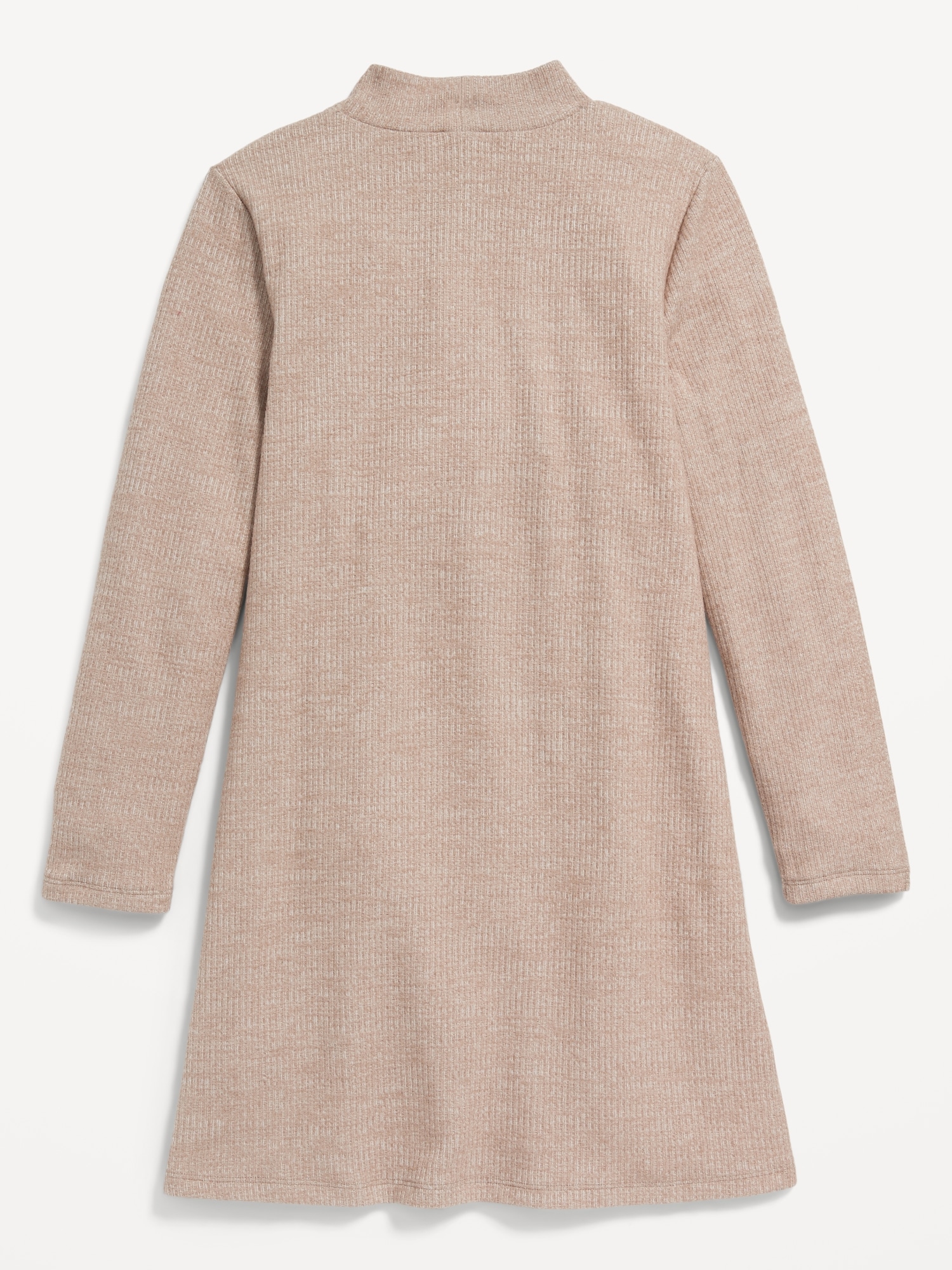 Ladies - Beige Mock-Turtleneck Dress - Size: XXL - H&M