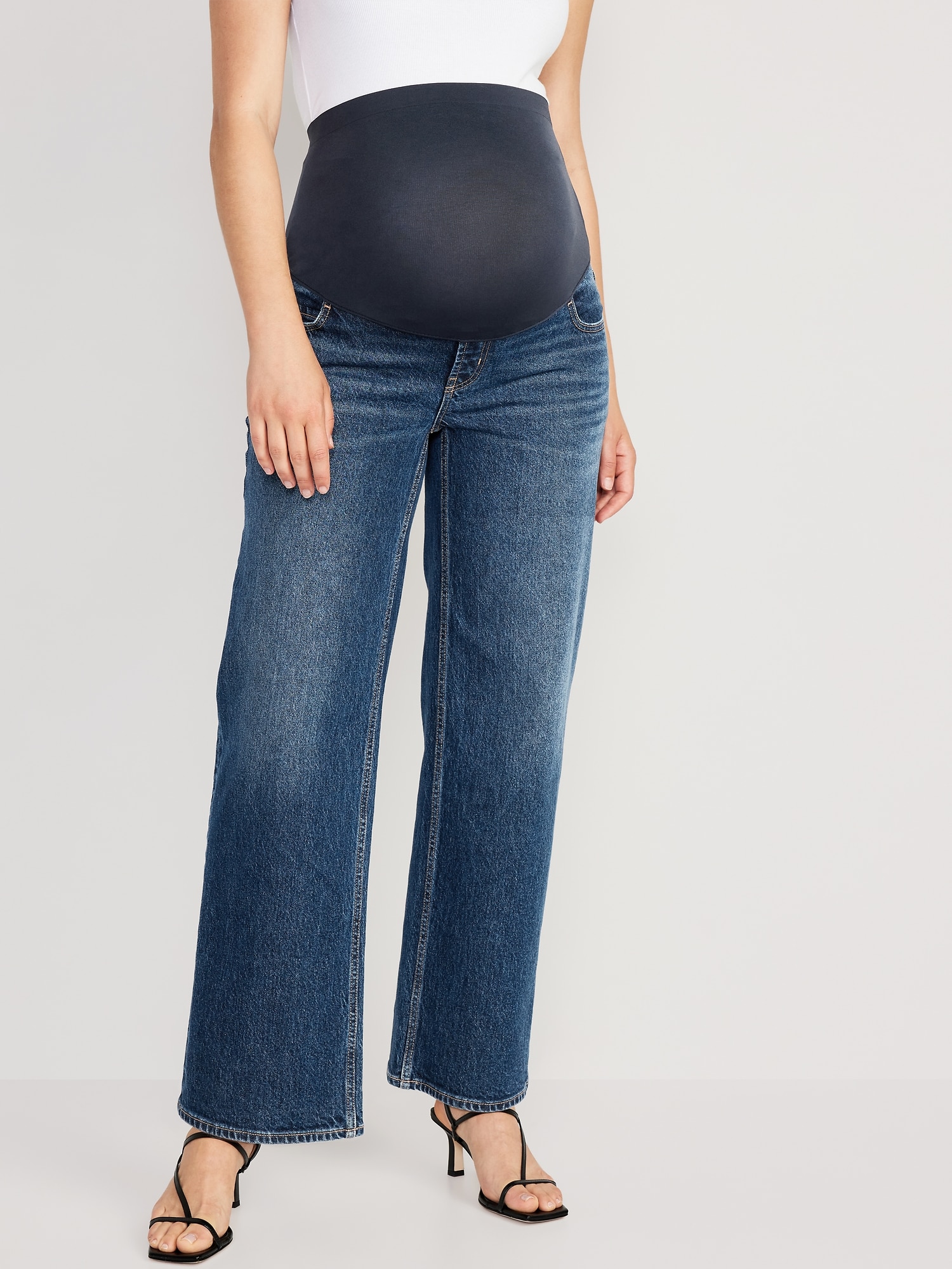 Stretch Wide-Leg Jeans | Old Navy
