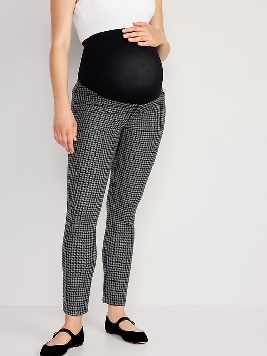 Image number 1 showing, Maternity Full Panel Pixie Ankle Pants