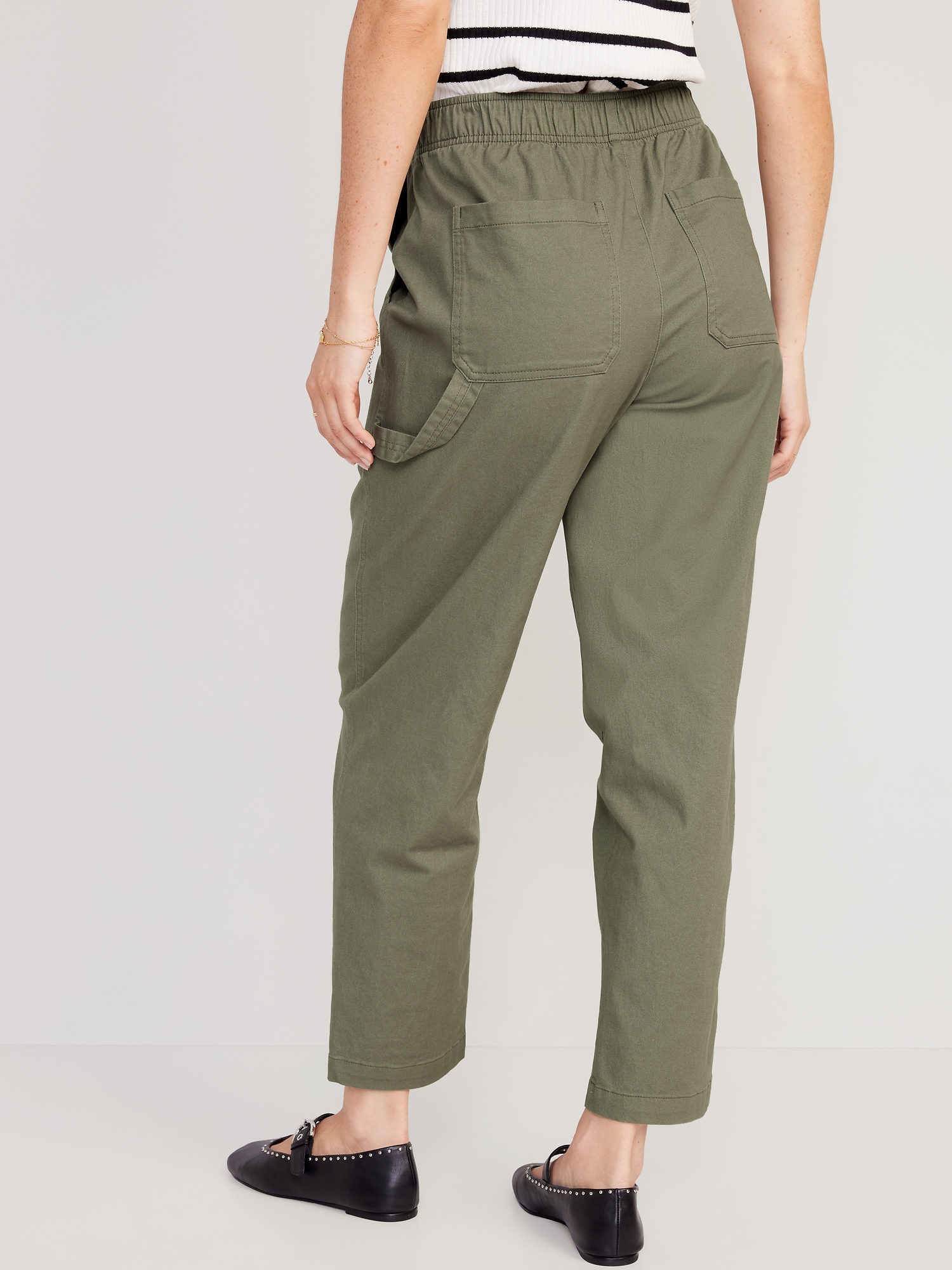 High-Waisted Pulla Utility Pants for Women | Old Navy