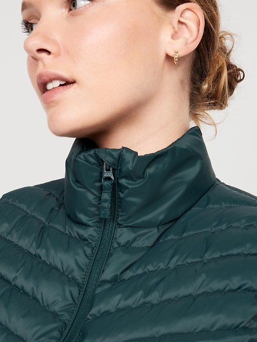 Image number 4 showing, Narrow-Channel Quilted Puffer Vest