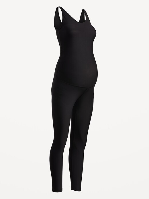 View large product image 2 of 2. Maternity PowerChill Sleeveless 7/8 Jumpsuit