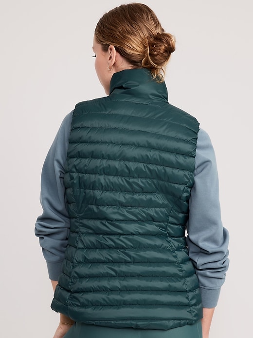 Image number 2 showing, Narrow-Channel Quilted Puffer Vest