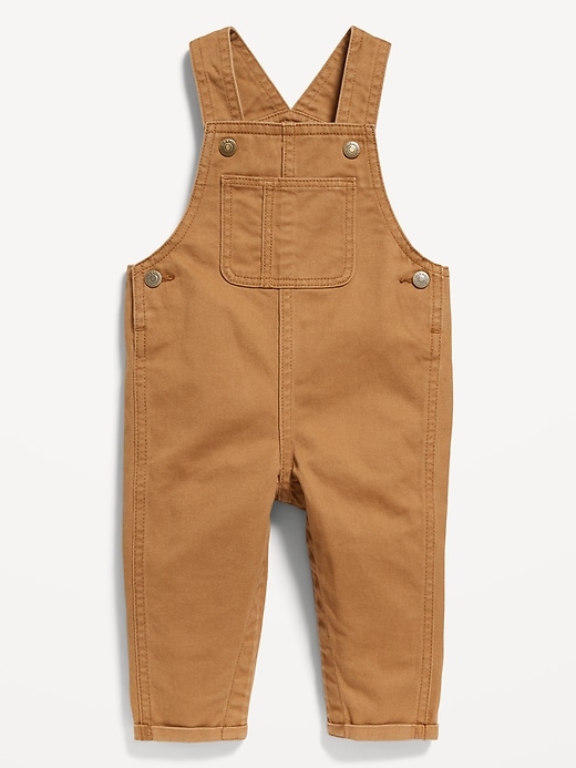 View large product image 1 of 2. Unisex Twill Utility Overalls for Baby