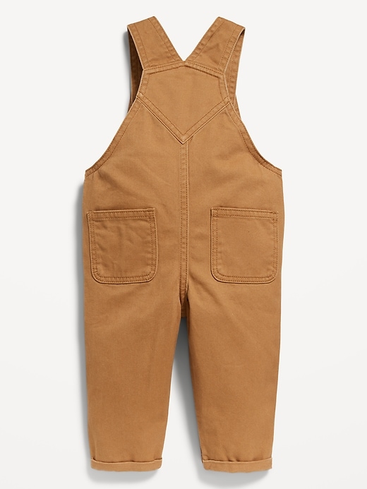 View large product image 2 of 2. Unisex Twill Utility Overalls for Baby