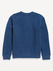 View large product image 3 of 3. Long-Sleeve Thermal-Knit Henley T-Shirt for Boys