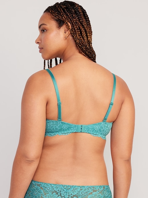 Image number 6 showing, Lace Underwire Balconette Bra