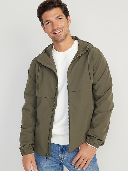 StretchTech Water-Repellent Hooded Zip Jacket | Old Navy