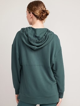Oversized Live-In French-Terry Tunic Hoodie