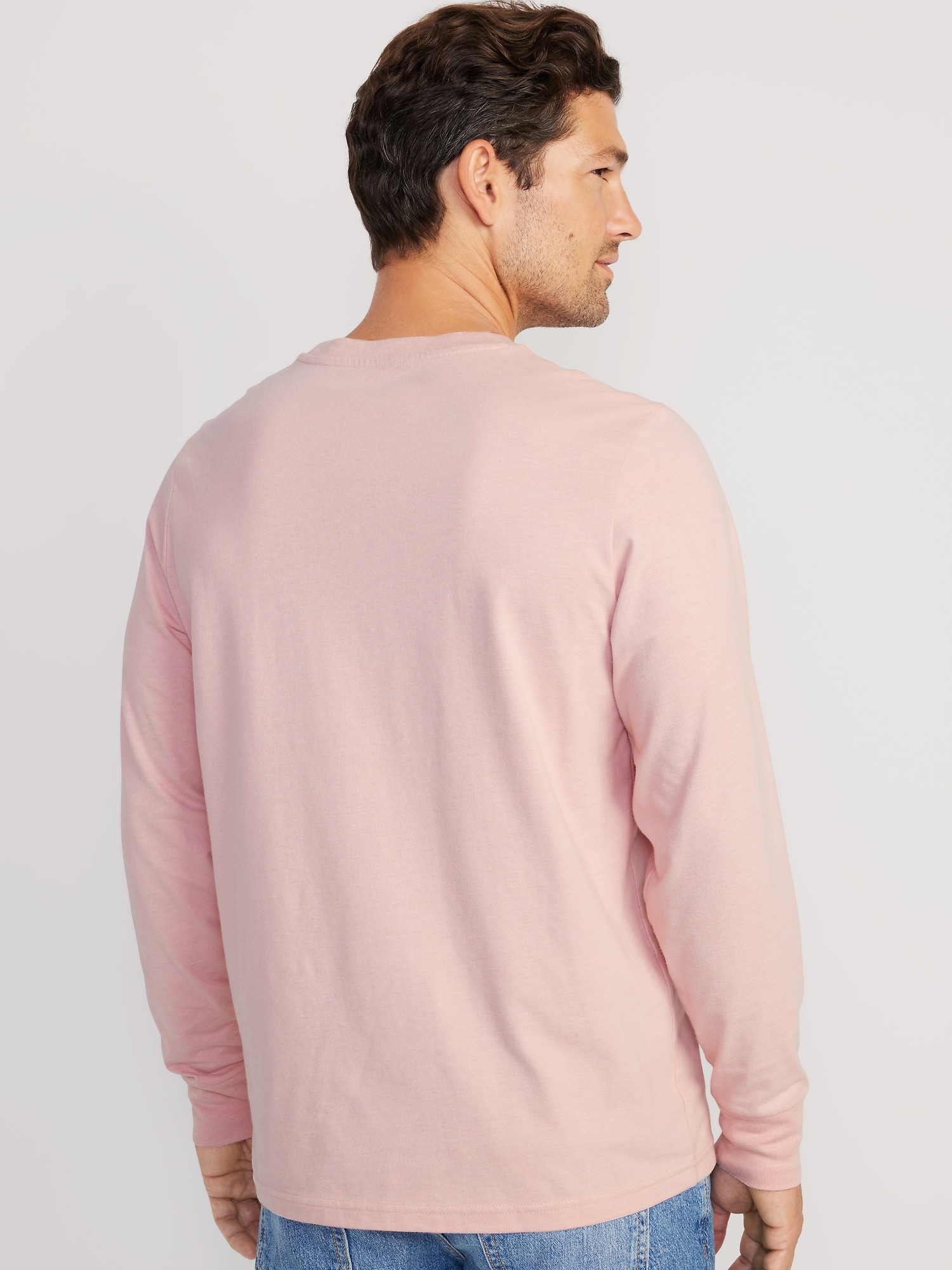 Soft-Washed Long-Sleeve Rotation T-Shirt for Men