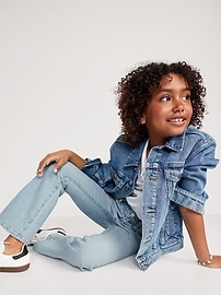 View large product image 3 of 5. Mid-Rise Built-In Tough Boot-Cut Jeans for Girls