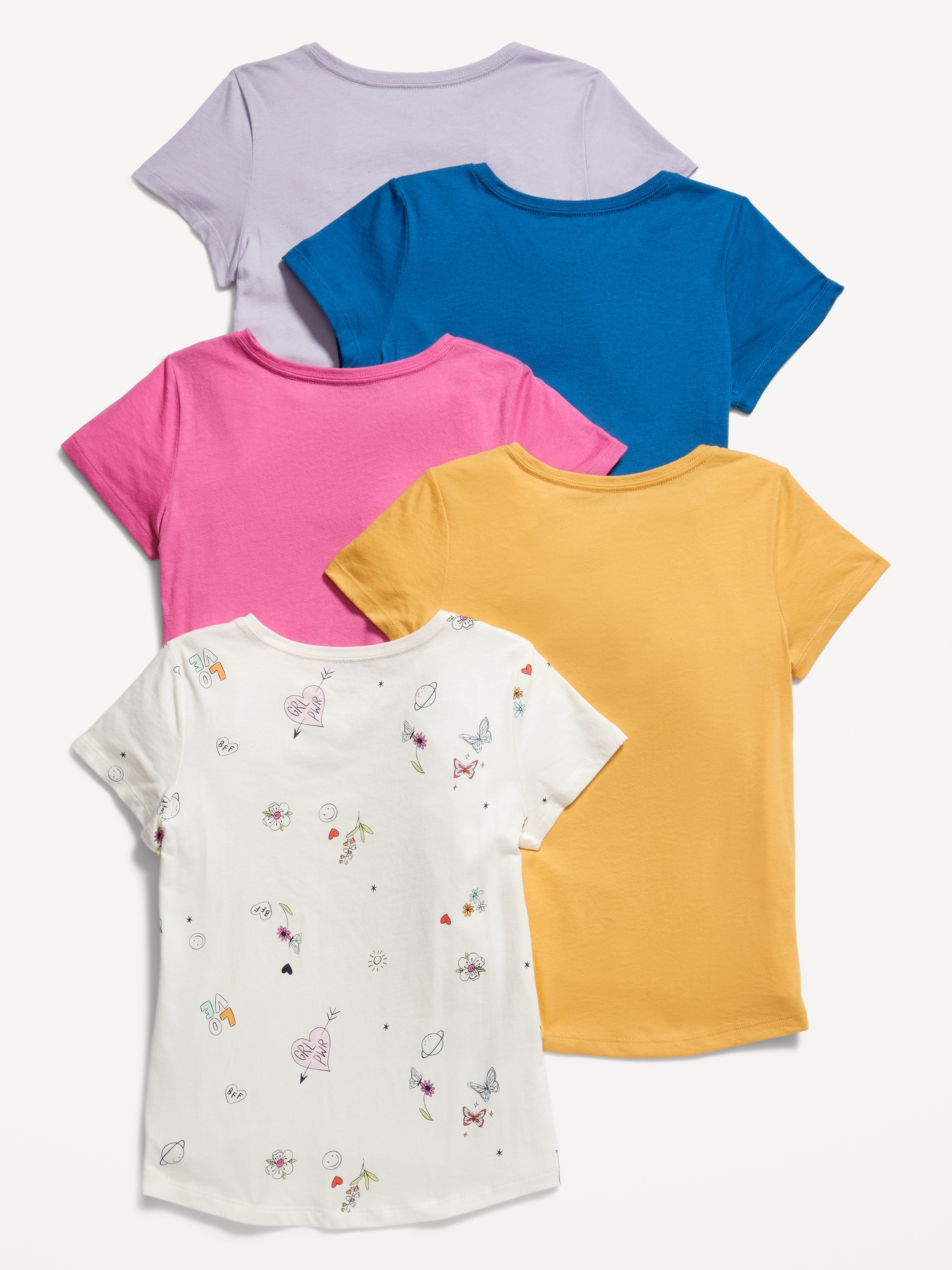 softest-printed-t-shirt-5-pack-for-girls-old-navy