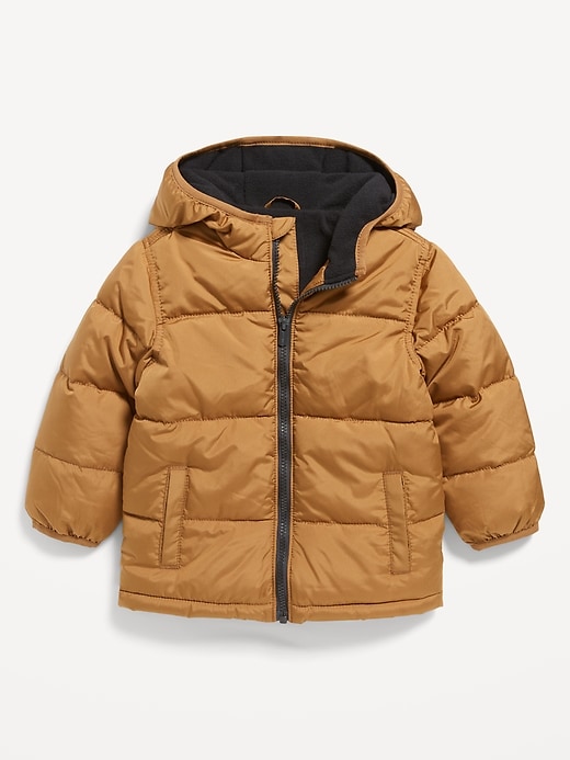 View large product image 1 of 1. Frost-Free Water-Resistant Unisex Zip Puffer Jacket for Toddler
