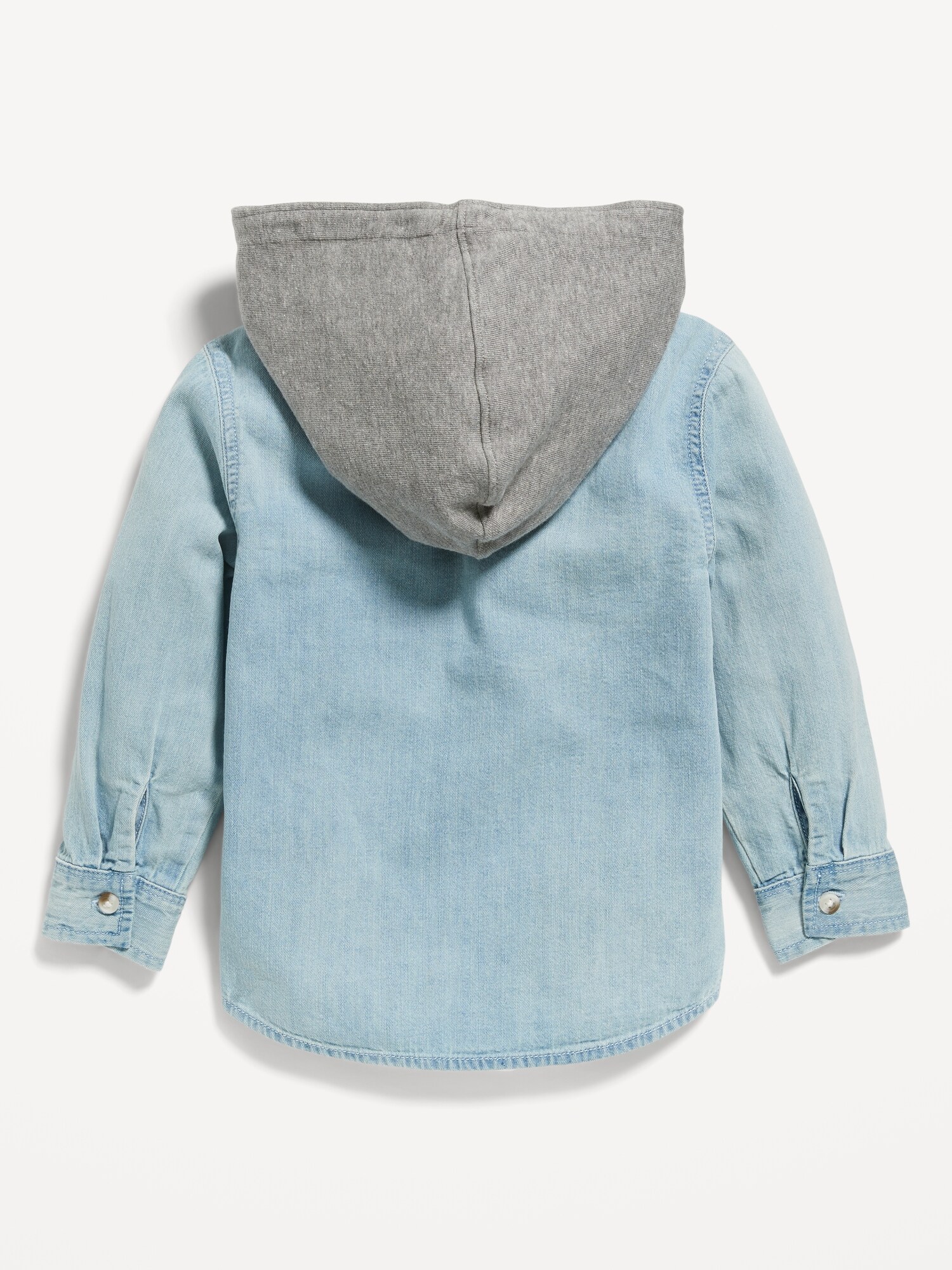 Unisex Hooded Pocket Jean Shirt for Toddler Old Navy