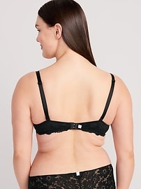 View large product image 6 of 8. Lace Underwire Balconette Bra