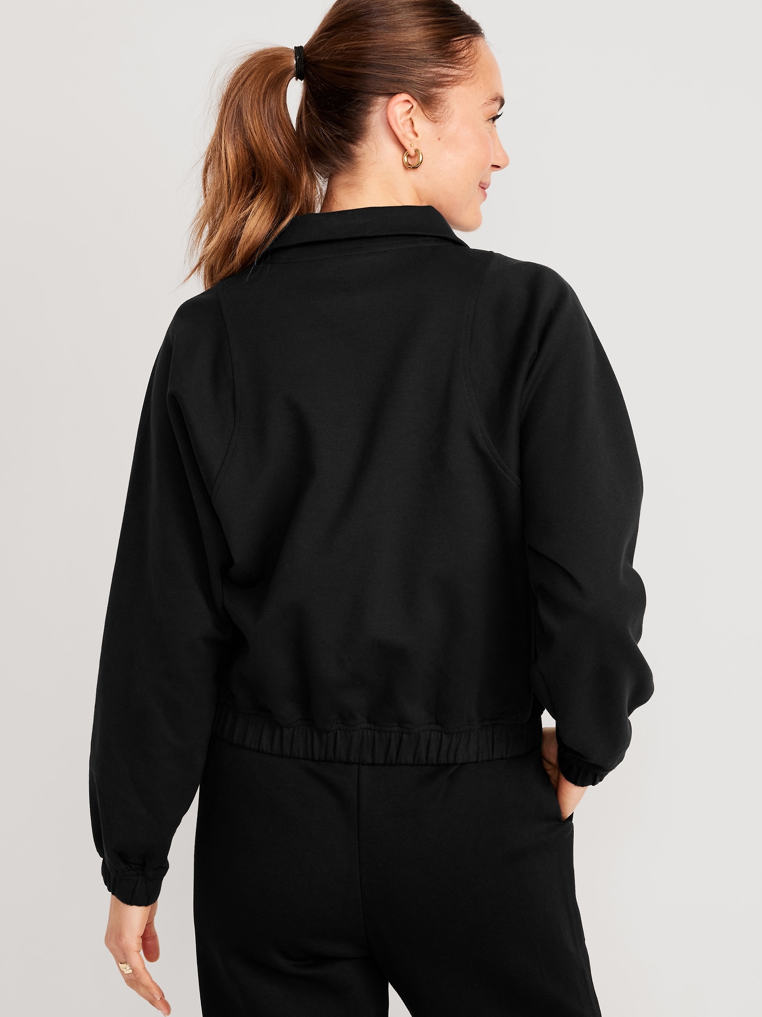 Dynamic Fleece Oversized Half Zip Sweatshirt