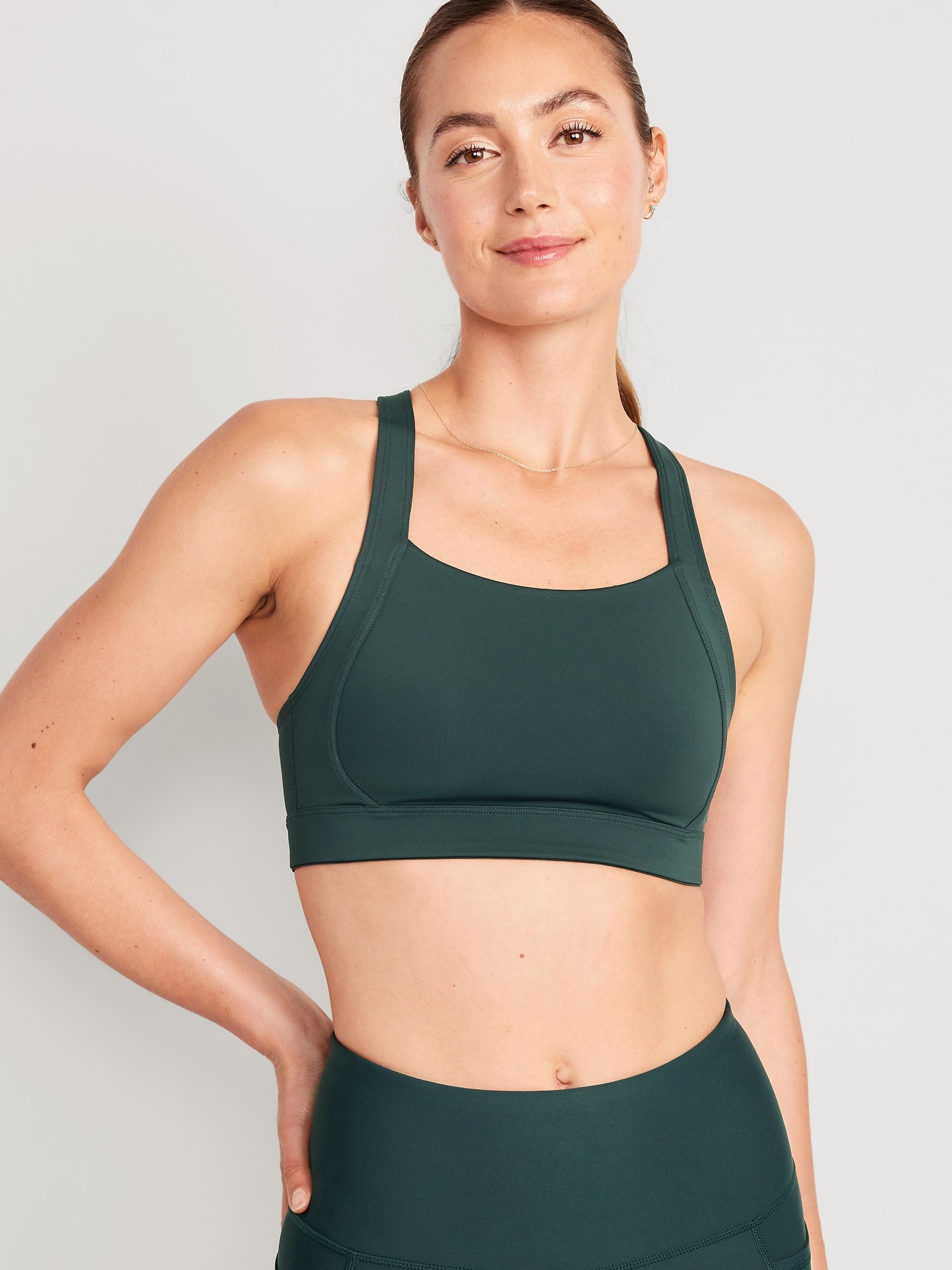 Vedolay Sports Bras Sports Bra for Women with Sewn-in Pads, High
