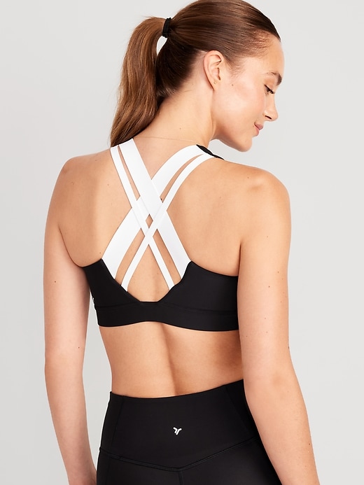 Image number 5 showing, Medium Support PowerSoft Cross-Back Sports Bra