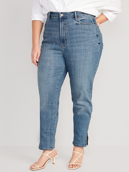 Image number 7 showing, Higher High-Waisted OG Straight Ankle Jeans