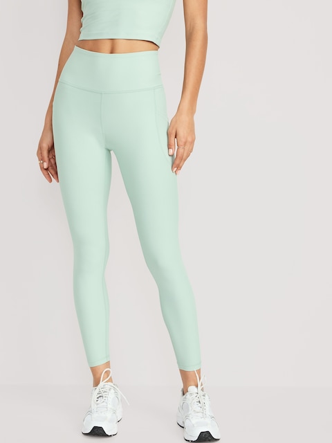 High-Waisted PowerSoft 7/8 Pocket Leggings - Briny Water