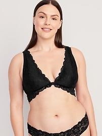 View large product image 5 of 8. Lace Front-Close Bralette