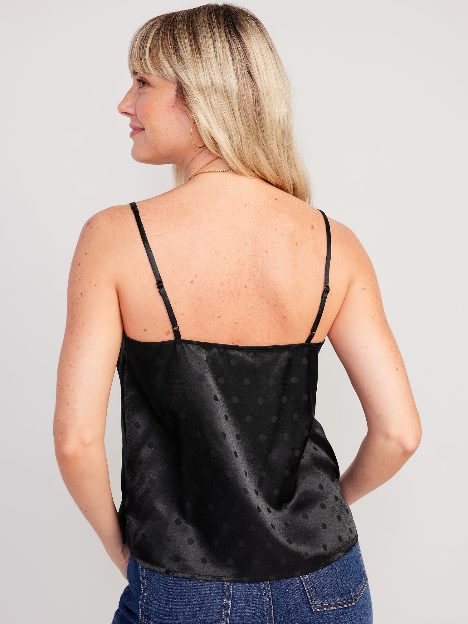 Textured Satin Cami Top for Women | Old Navy