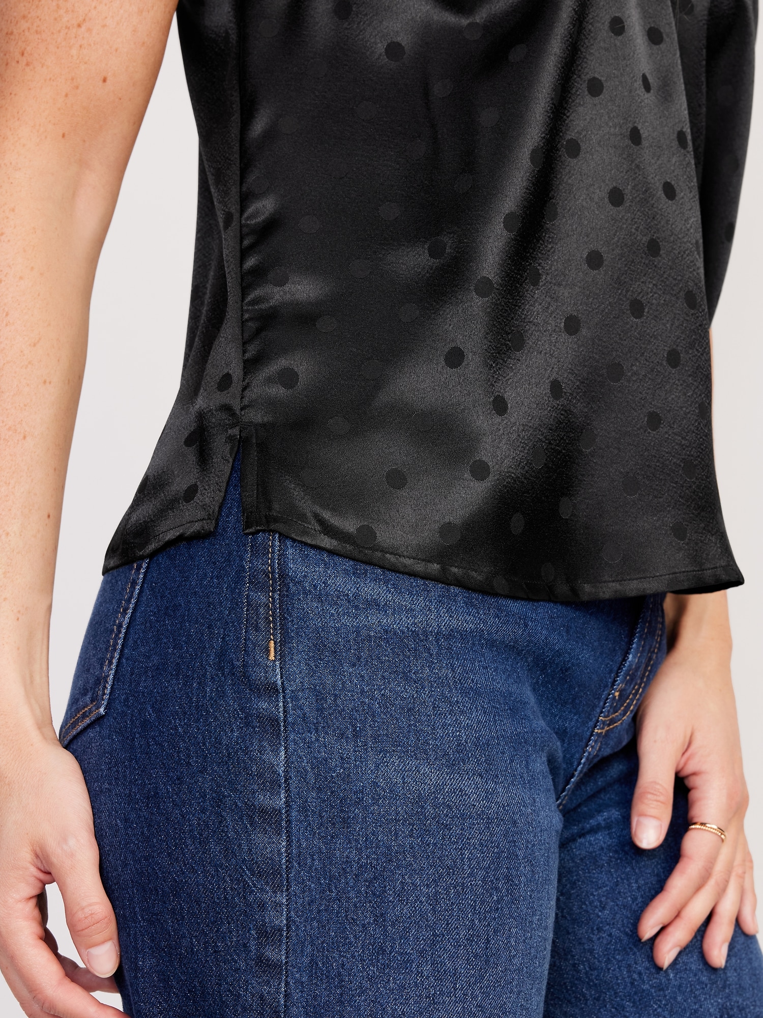 Textured Satin Cami Top for Women | Old Navy